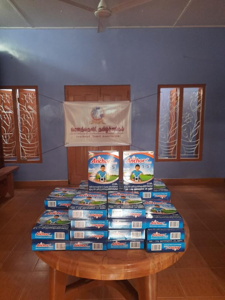 Helping Hand 2022 – infant milk for families in Sri Lanka