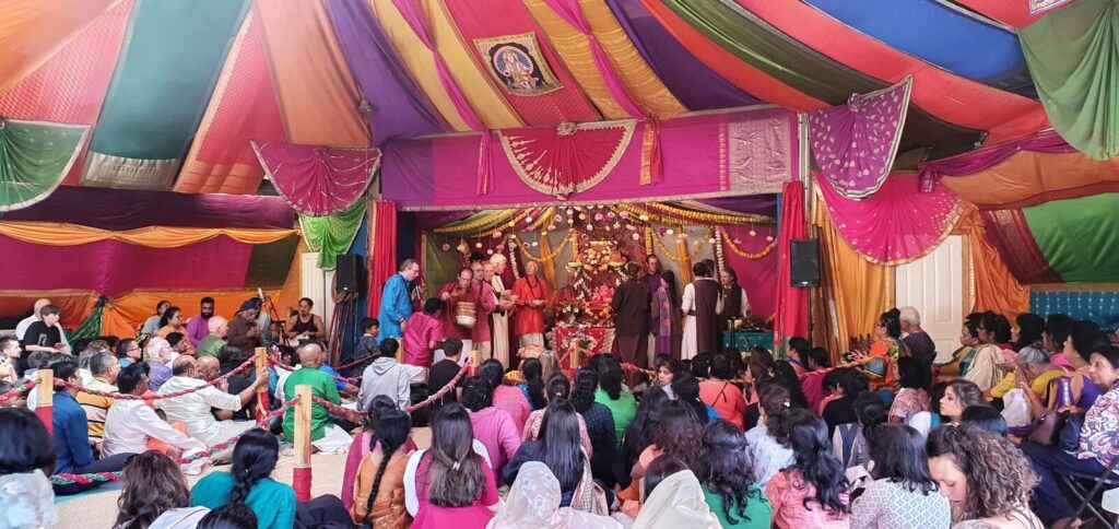 Pilgrimage 2022 – pooja at the temple